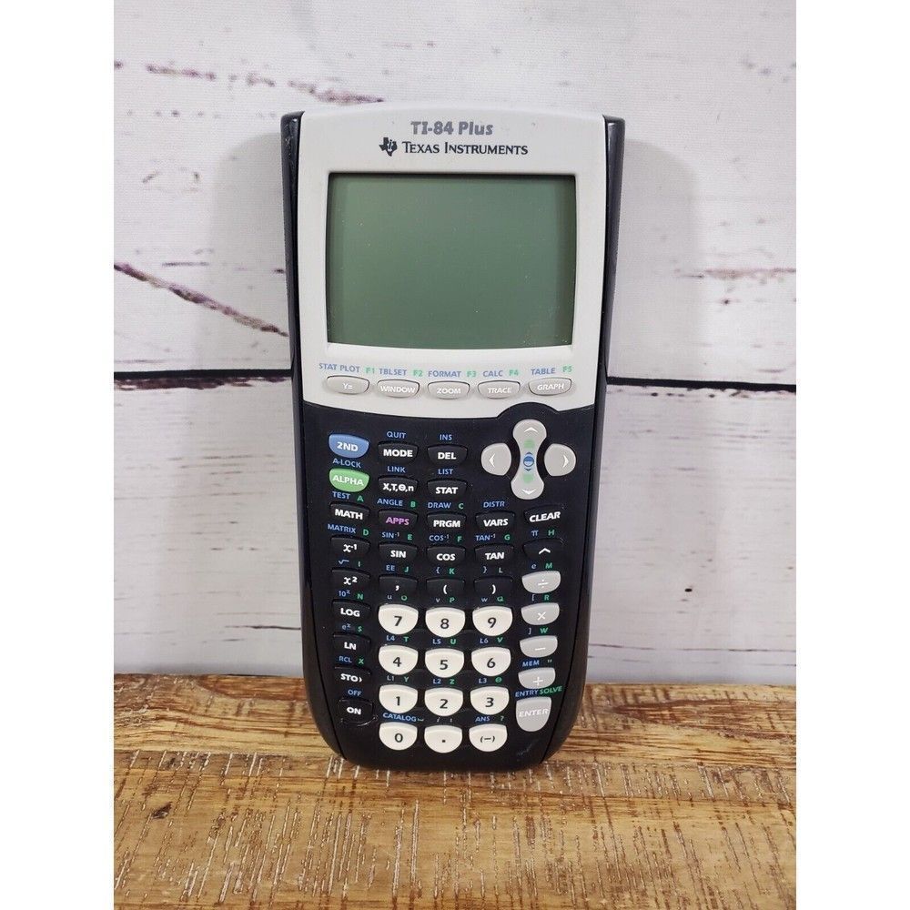 Texas Instruments TI-84 Plus Graphing Calculator - Black TESTED